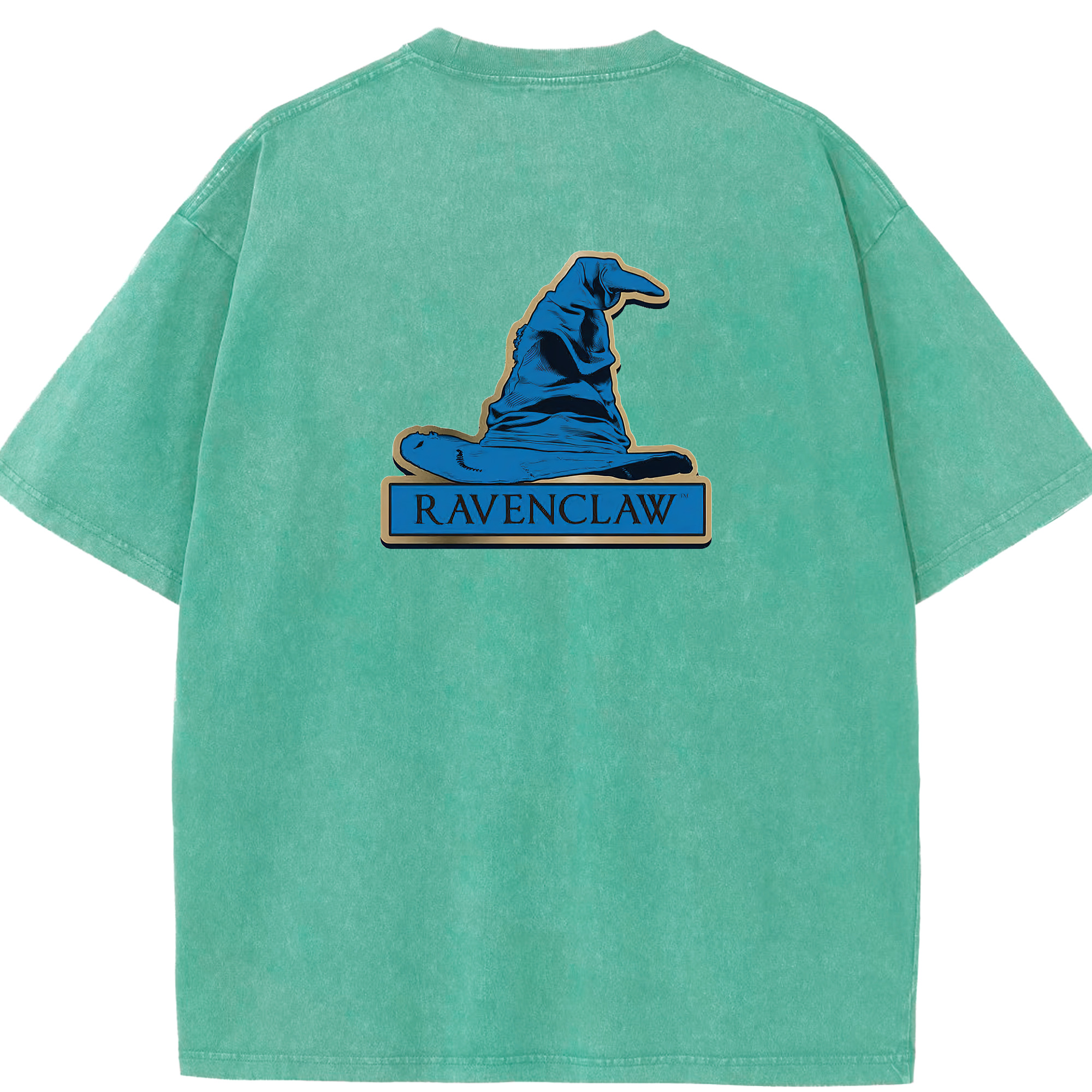 （画像用） Harry Potter ハリー・ポッターシリーズ 綿100% ヴィンテージ風 半袖Tシャツ（背面プリント）